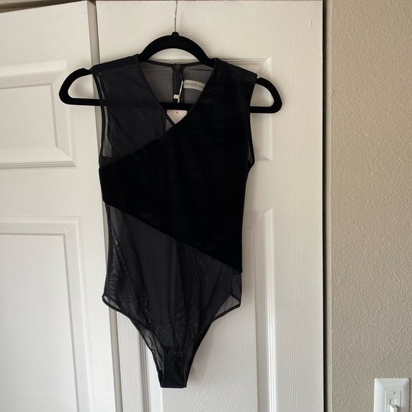 NWT Undress Code Blazing Star Velvet Mesh Bodysuit - Picture 5 of 8